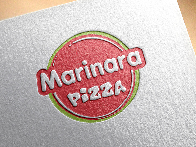 Marinara Pizza branding design flat graphic iconography logo design pizza typogaphy ui webdesign