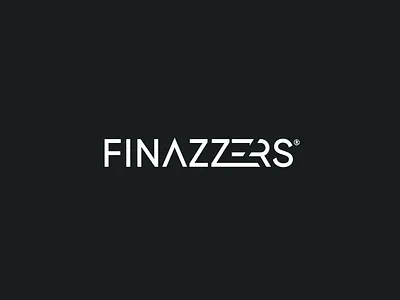 Finazzers black white brand fashion logo logo alphabet mark