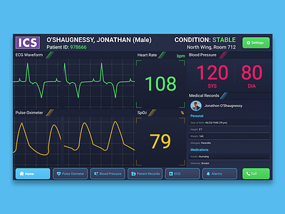 Medical Device UI gui medical demo medical device demo medical panel medical ui touch medical touch screen touch screen device ui