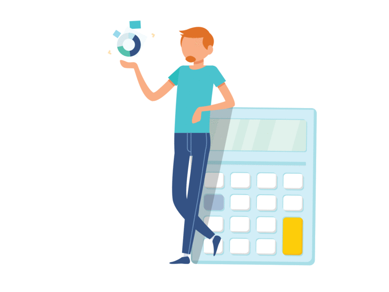 Netto Calculator lottie after animation app bodymovin character design effects explainer lottie mobile motion onboard ui