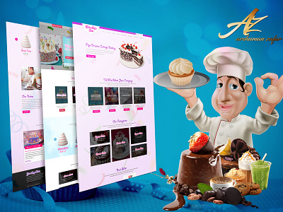 Cake Maker design ui ux web