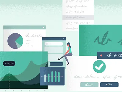 On the edge of greatness app art blue branding design flat icon illustration logo minimal typography vector web