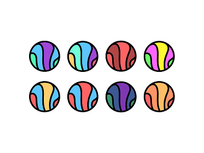 Planet Exploration 2 color design explore icon planet space space exploration vector
