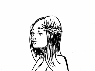 Reset. illustration ink brush twinbull