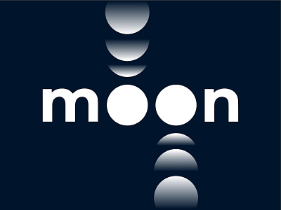 Moon identity logo logotype minimal moon rebound sign simple space star symbol