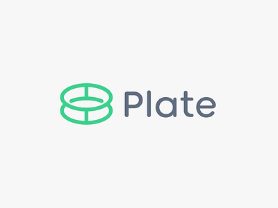 Plate (Unused) abstract app applicaiton branding circle design food icon logo minimal moblie modern plate plates restaraunt unused