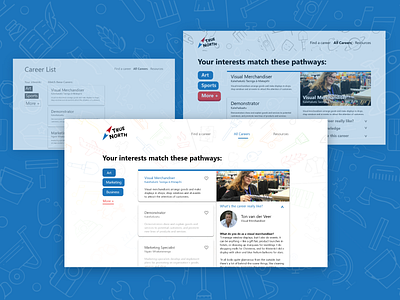 True North - Careers List adobe animation blue branding coding design icon illustration logo mobile portfolio responsive type typography ui ux web webdesign website xd
