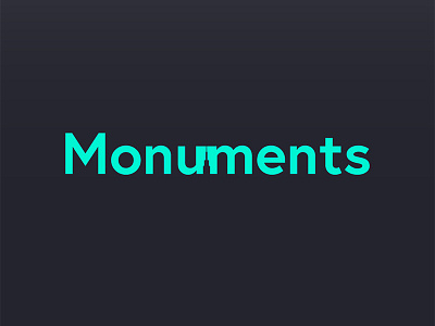 Monument logotype adobe brand branding creative design icon idea illustration illustrator inspiration logo logo design logos logotype minimal poster type typography ui vector