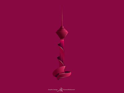 Milad Tower Design abstract adobe art design flat graphic illustration illustration agency illustration art illustration design illustrator logo milad milad tower tower tower bridge vector برج میلاد میلاد گرافیک
