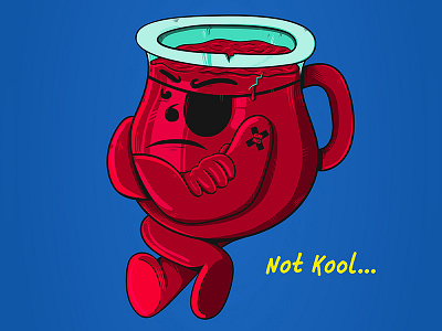 Not Kool........Aid Man agency artist cartoon character character art creative creativity design draw graphic design icon idea illustrate illustration illustration art illustrator illustrator cc type ui vector