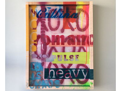 A Little Heavy to the Left art artist lyrics paint painting poem poet poetry words
