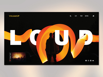 Loud - Landing Page design illustration inspiration ui uiux uiux design web webdesing