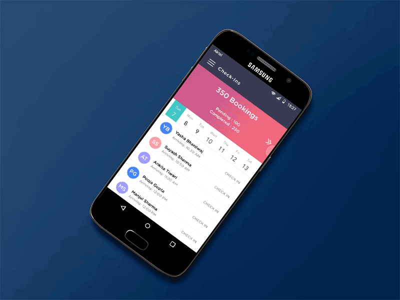 Hotel Front Desk App Principle Prototype android app front desk hotel hotel app hotel booking principleformac prototypes prototyping ux ux design