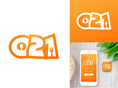 021 021 app branding design food icon logo logo design ui ux