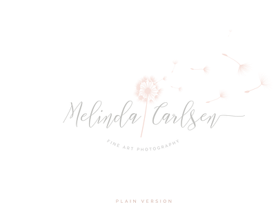 Photography Logo brand branding busines card dandelion design feminine feminine logo icon illustration logo photography photography logo pink rose gold typography ui watercolor website