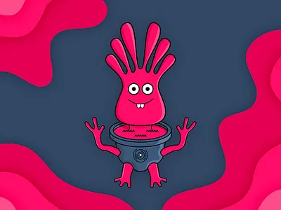 Mr. Pink Alpha alien character character art character concept illustration pink