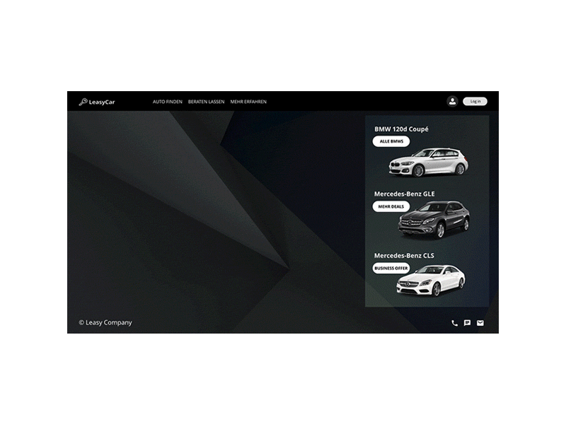 E-Commerce Concept design e commerce responsive screen slider ui