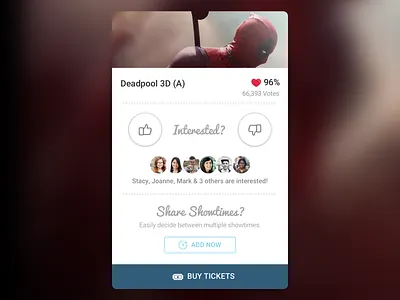 Movie a Movie Plan! blur card dark movie ui