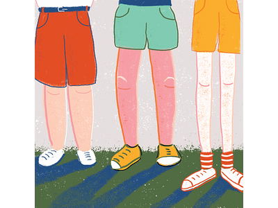 Summer: legs illustration photoshop summer