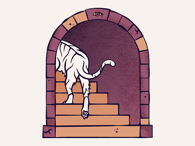 Portal portal staircase stairs tiger