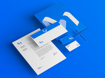 M unused proposal brand illustration logo typography