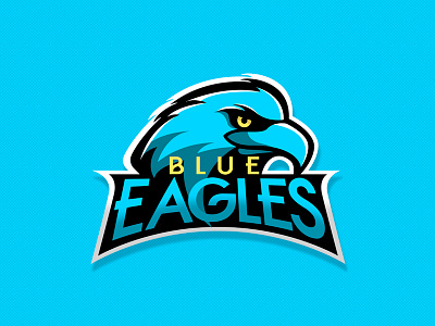 Blue Eagles art º diseño de logo diseño plano icono ilustración ilustrador logo logotipo marca plano tipografía