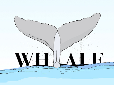 Whale inktober inktober2018 sea whale