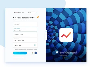 Vendimation - Login Process adaptive design admin login admin ui clean dashboard login easy to use form interactive landing login mobile motion responsive sign design signup social login user interface ux webs website