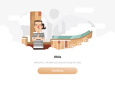 hello illustration apps cloud greeting hello illustration ship uid uidesign