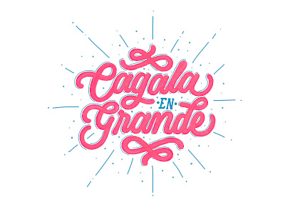 Cagala en grande calligrafia design handmade letras letter lettering lettering art lettering artist type typedesign