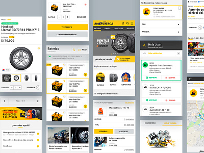 Energiteca sitio responsive cars e commerce responsive shop ui web