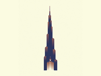 Burj Kha-Liver-building architechture architect buildings burj khalifa city dubai england gradients illustration liverpool monument valley royal liver building sky scraper skyline uae