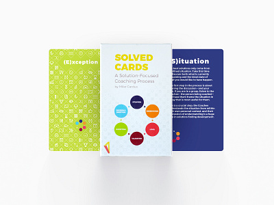 Mike Cardus SOLVED Cards box cards design packaging packaging design pattern product product design