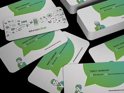 BrandChat Business Cards & Illos