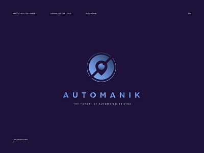 Automanik (Logo Challenge 005) automatic design driverless car logo logo challenge