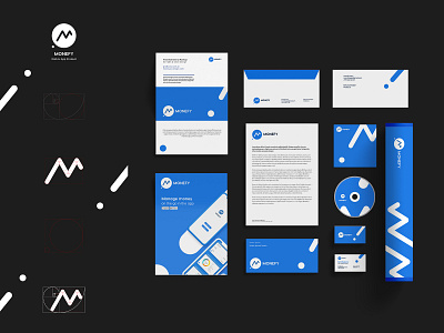 Monefy web & app product logo prepearing and branding app application blue blue bird brand branding dark golden ratio logo mobile monefy poster uidesign ux wallet web