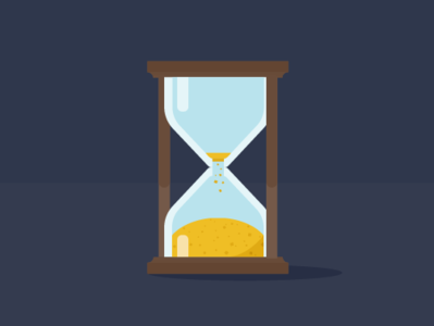 Hourglass 404 dust flat design gold hourglass ui ux waiting