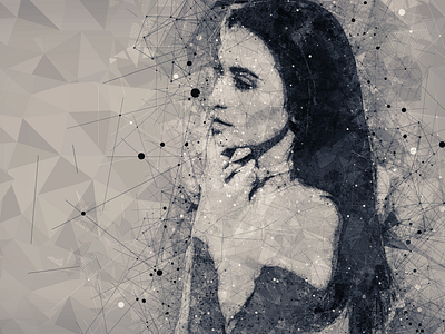 Portrait turned into geometry :D addobe design effect geometic geometric art geometric design geometry photoshop portrait