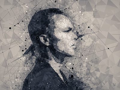 Portrait turned into geometry :D abstract art addobe art design effect geometic geometric art geometric design geometry photoshop portrait