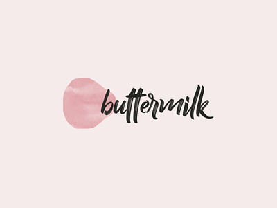 Branding for the Buttermilk Company logo