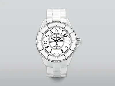 Chanel chanel watch white
