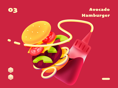 isometric hamburger color design food hamburger illustration isometric series sketch ui