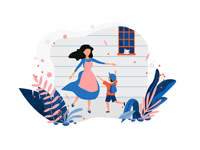 A Mother's Love illustration mothers love people photoshop