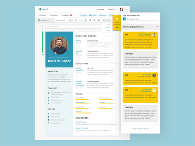 VietCV cv design recruitment resume resume cv ui ux vietnam web