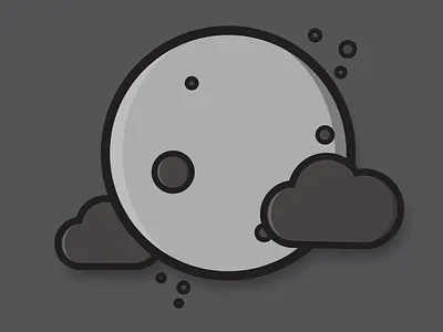 Full Moon 🌕 clouds halloween moon new night sky spooky