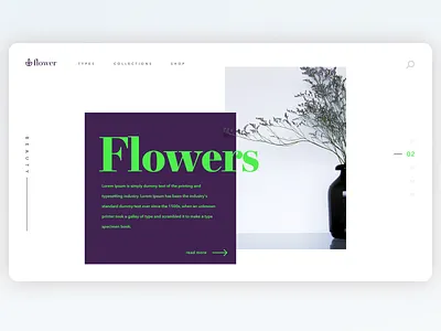 Flowers with colours beauty behance clean creative design designinspiration desktop flower interface minimalism simplicity socialmedia ui uitrends userexperience ux uxdesign web webdesign
