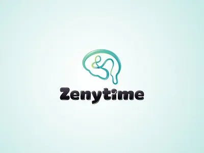 Zenytime logo art brain logo brand brandidentity creative design dribbble fun gradient graphic idea identity illustration illustrator inspiration logo logo design shot typography vector