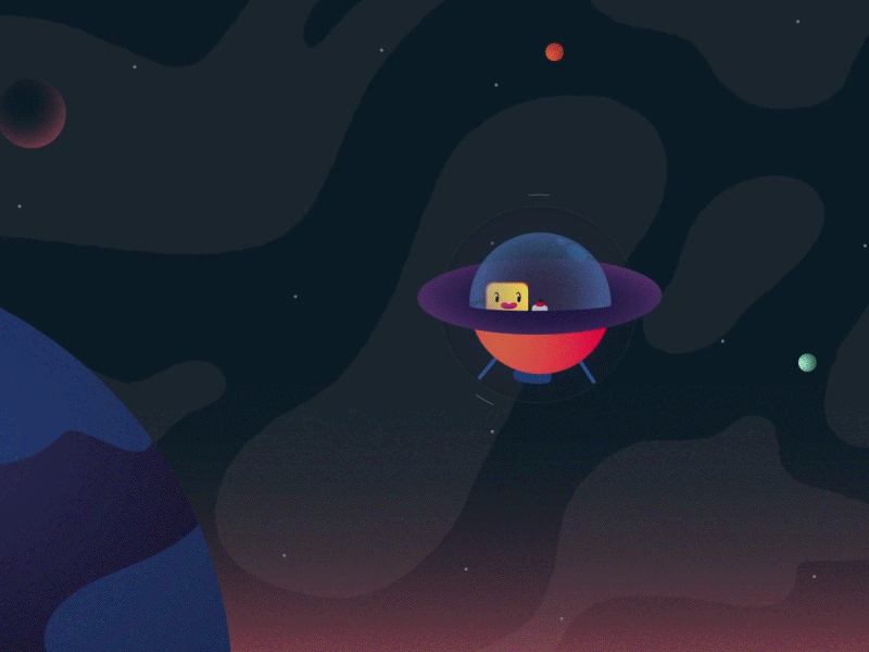Ooops~ animated animation bear cartoon character fun gif scary ship space