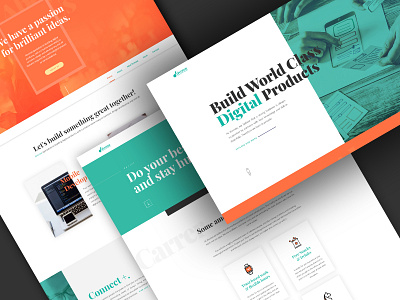 Alvonse - Web Company Profile (1) Landing Page company profile homepage landing page minimalist simple ui ux web design website