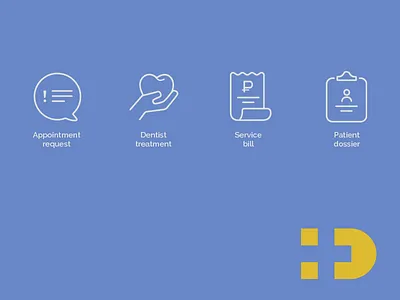 Medical CRM preview clinic crm dent icons logo